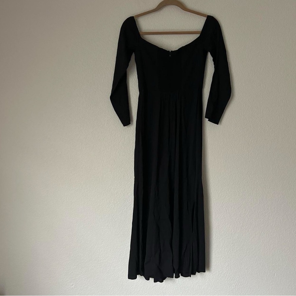 NWOT Reformation Ballari Knit Dress in Black - Picture 5 of 5